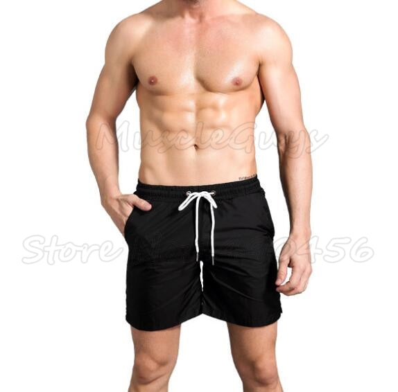 Mens board shorts summer gyms shorts men