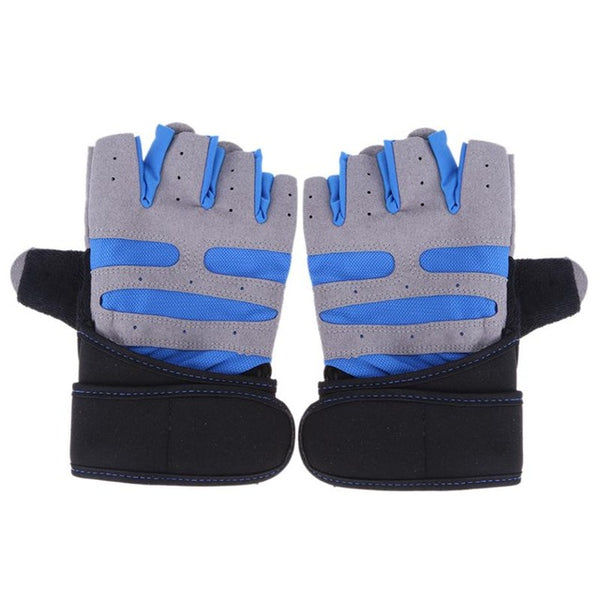 Sports Gym Gloves Women Half Finger Silicone
