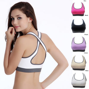 Women Padded Top Athletic Vest Gym