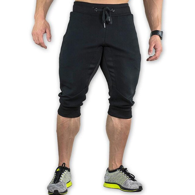 Brand Gyms Calf Length Pants Men