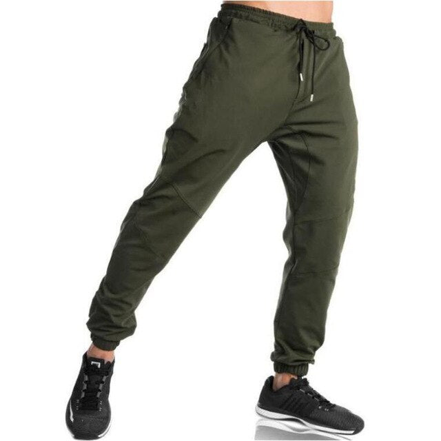 Thin Slim Fit Gyms Pants Men