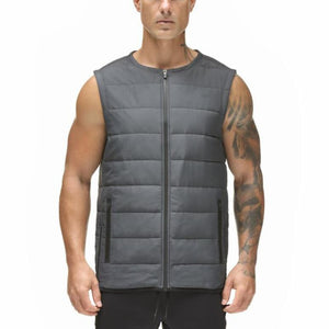 Brand Fitness Vest Men 2018 Autumn Winter