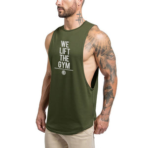 Brand Mens Casual Loose Fitness Tank Tops