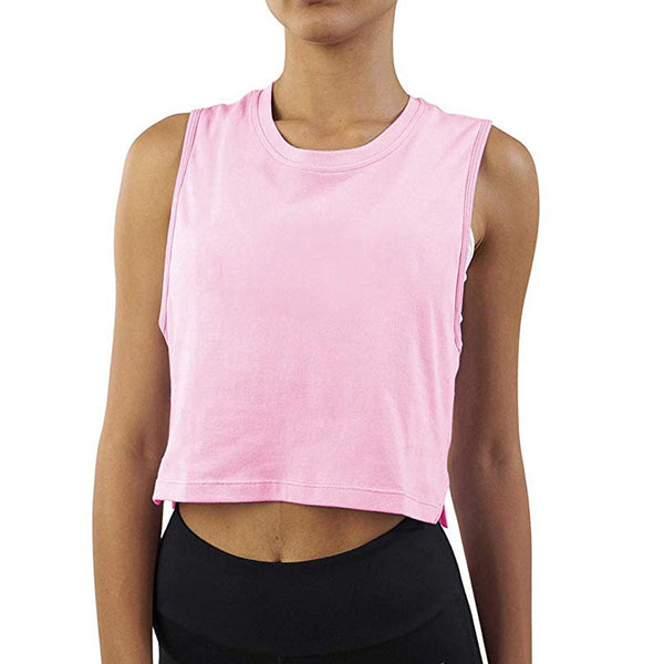 Sleeveless Off Shoulder Sports T Shirt