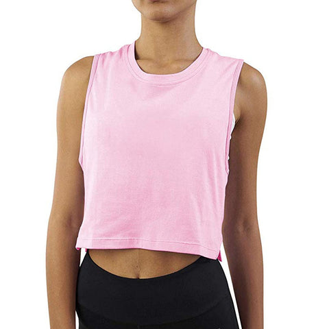 Sleeveless Off Shoulder Sports T Shirt