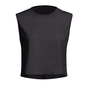 Sleeveless Off Shoulder Sports T Shirt