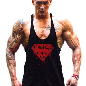 Superman Gyms Mens Tank Tops