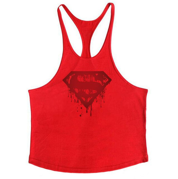 Superman Gyms Mens Tank Tops
