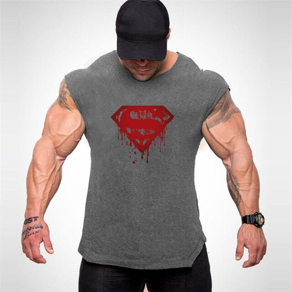 Superman Gyms Tank Top Mens