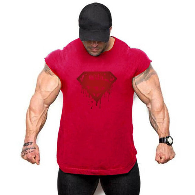 Superman Gyms Tank Top Mens