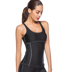 Sexy Ladies Tight Patchwork Sports Top