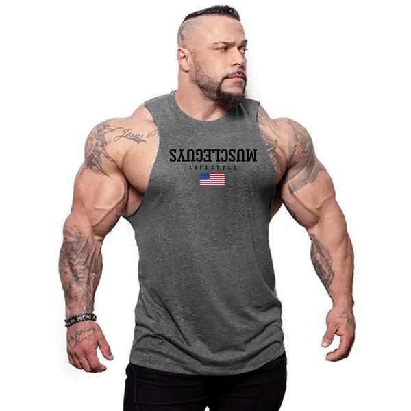 2019 New Mens Gyms Stringer Tank Top