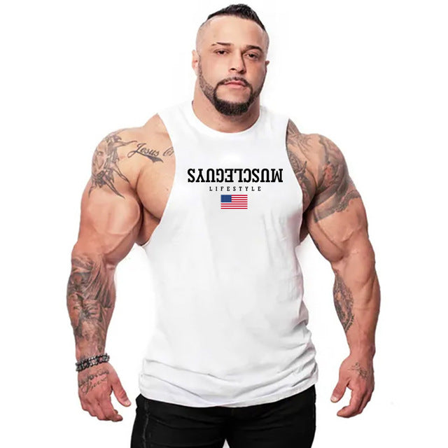 2019 New Mens Gyms Stringer Tank Top