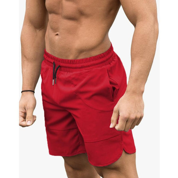 Solid Color Patchwork Quick Drying Shorts Men's