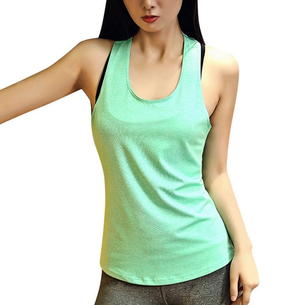 Sleeveless Fitness Vest Top Sexy  Gym
