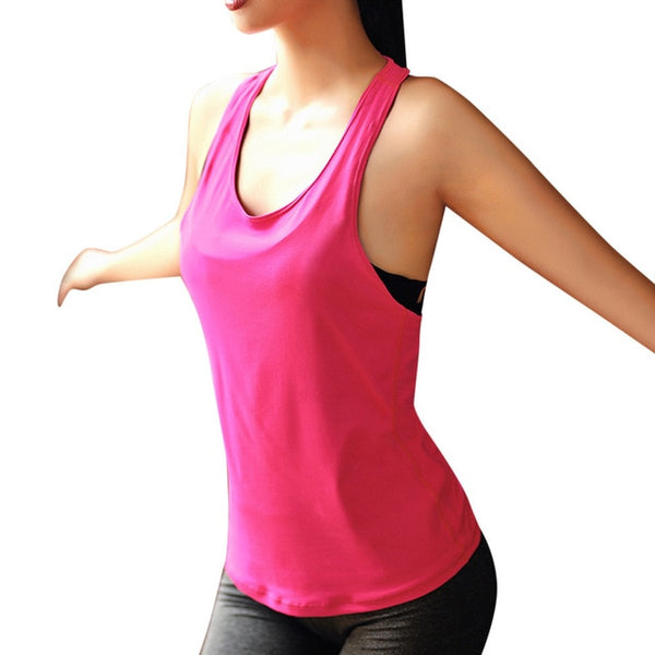 Sleeveless Fitness Vest Top Sexy  Gym