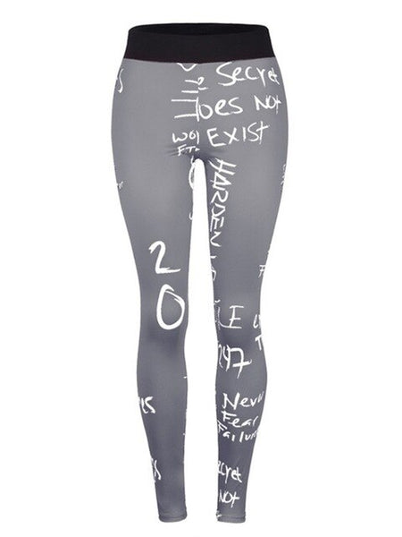 Slim Fitness Leggings Elastic Workout Leggings