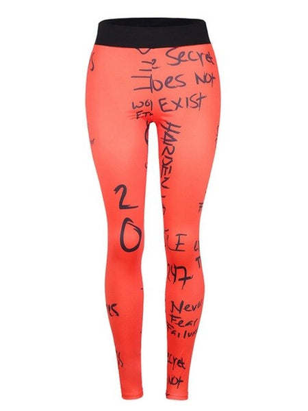 Slim Fitness Leggings Elastic Workout Leggings
